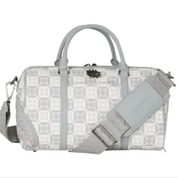 🖤SPRAYGROUND🤍 AI8 Intelligence Booked & Busy Mini Duffle (DED X Sandflower) - Picture 10 of 15